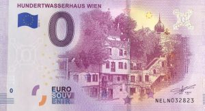 Hundertwasserhaus Wien 2019-1 0 euro souvenir banknote austria