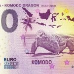 Indonesia – Komodo Dragon 2019-1 wildlife series 0 euro souvenir schein banknote
