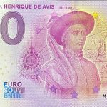 Infante D. Henrique de Avis 2021-1 0 euro souvenir banknote
