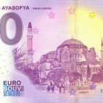 Istanbul – Ayasofya 2020-2 0 euro souvenir banknote turkey