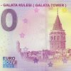 Istanbul – Galata Kulesi 2021-1 0 euro souvenir banknotes turkey
