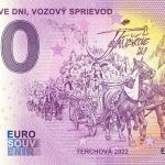 Jánošíkove dni 2022-3 0 euro souvenir bankovka slovensko