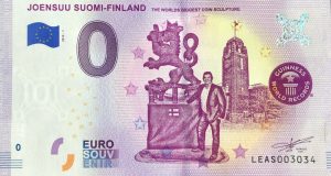 Joensuu Suomi-Finland 2019-1 0 euro the worlds biggest coin sculpture
