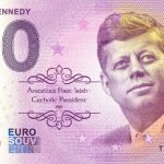 John F. Kennedy 2021-1 0 euro souvenir banknote ireland