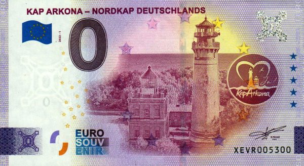 Kap Arkona – Nordkap Deutschlands 2022-1 0 euro souvenir germany banknotes