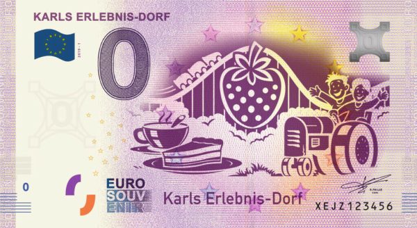 Karls Erlebnis-Dorf 2019-1 0 euro souvenir schein germany banknote