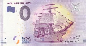 Kiel Sailing City 2018-1 0 euro schein billet souvenir