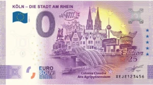 Koln – Die Stadt Am Rhein 2025-7 0 euro souvenir banknotes germany