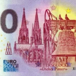 Kolner Dom 2024-8 Petersglocke 0 euro souvenir banknotes germany