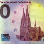 Kolner Dom – Cologne Cathedral 2021-5 anniversary 0 euro souvenir banknotes germany