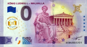 Konig Ludwig I. – Walhalla 2025-4 0 euro souvenir germany anniversary 10