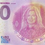 Koningin Máxima 2021-1 0 euro souvenir banknotes netherland