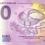 Košický zlatý poklad 2025-5 0 euro souvenir bankovka slovensko