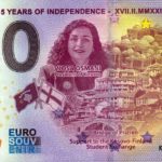 Kosovo – 15 Years of the Independence 2022-1 0 euro souvenir banknotes