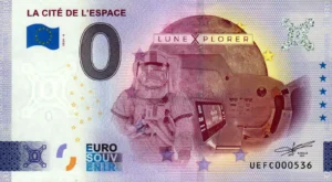 La Cité de L'Espace 2024-6 0 euro souvenir banknotes france
