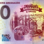 La Confiserie Bressaude 2024-2 0 euro souvenir banknotes france