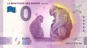 La Montagne des Singes 2025-8 0 euro france banknotes