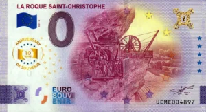 La Roque Saint-Christophe 2025-2 anniversary 0 euro france