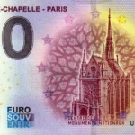 La Sainte-Chapelle-Paris 2024-1 0 euro souvenir banknotes france