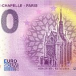 La Sainte-Chapelle – Paris 2022-1 0 euro souvenir banknotes france