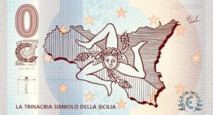 La Trinacria Simbolo della Sicilia V061 2023-01 zerosouvenir italy