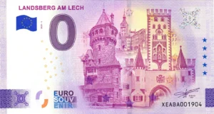 Landsberg am Lech 2025-1 0 euro souvenir banknotes germany