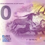 Lascaux 2023-10 1er Taureau 0 euro souvenir banknote france