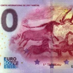 Lascaux 2025-10 0 euro souvenir banknotes france anniversary