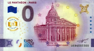 Le Panthéon – Paris 2025-3 0 euro anniversary france