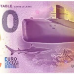 Le Redoutable 2025-4 La Cité de la Mer anniversary 0 euro souvenir banknotes france