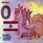 Lebanon – Beirut 2022-1 0 euro souvenir banknotes Libanon