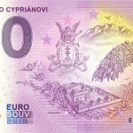 Legenda o Cypriánovi 2021-2 0 euro souvenir bankovka slovensko zeroeuro