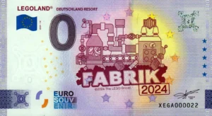 Legoland 2024-14 Fabrik 2024 0 euro souvenir banknotes germany