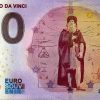 Leonardo da Vinci 2022-2 0 euro italy souvenir banknote