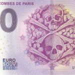Les Catacombes de Paris 2018-3 0 euro souvenir france