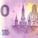 Lourdes 2023-4 0 euro souvenir banknotes france