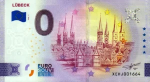 Lubeck 2025-2 0 euro souvenir banknotes germany