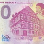 Lutherhaus Eisenach 2022-1 0 euro souvenir germany banknotes