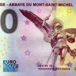 L´Archange – Abbaye du Mont-Saint-Michel 2022-2 0 euro souvenir banknotes france