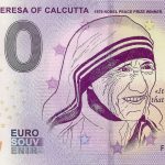 MOTHER TERESA of calcutta 2019-2 nobel peace zero euro souvenir banknote 0€ bankovka