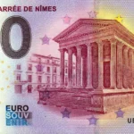 Maison Carrée de Nimes 2024-2 0 euro souvenir banknotes france