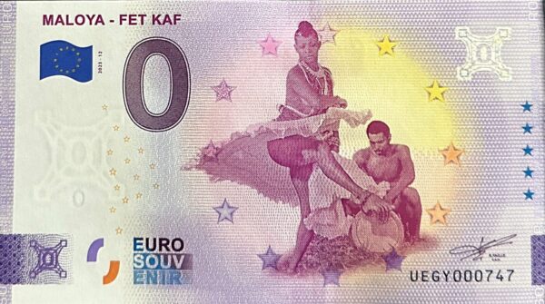 Maloya – Fet Kaf 2023-12 0 euro souvenir banknotes france