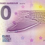Malta – Grand Harbour 2019-1 valletta 0 euro souvenir banknote