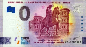 Marc Aurel – Landesausstellung – Trier 2025-5 0 euro souvenir banknotes germany