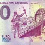 Market Garden Arnhem Bridge 2019-1 0 euro souvenir