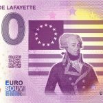 Marquis de Lafayette 2021-11 0 euro souvenir banknote france