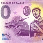 Mémorial Charles de Gaulle 2023-3 0 euro souvenir france banknotes