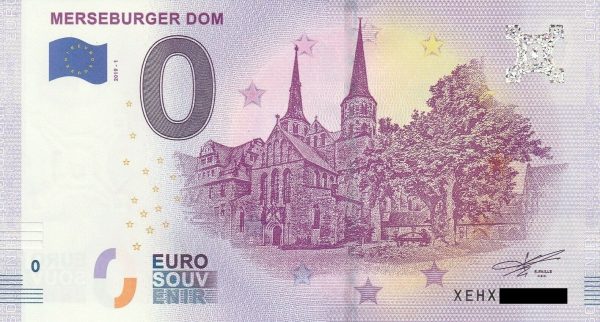 Merseburger Dom 2019-1 0 euro souvenir schein germany