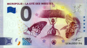 Micropolis – La Cité des Insectes 2025-2 0 euro souvenir banknotes france