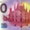 Milano 2025-3 Duomo 0 euro souvenir banknotes italy